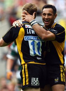 Leicester v Wasps Josh Lewsey Riki Flutey