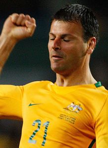 Mile Sterjovski goal celeb Australia v Ghana