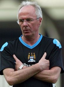 Sven-Goran Eriksson Manchester City training in Thailand