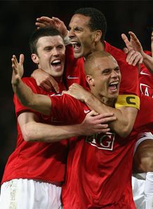 Man United Brown Carrick Ferdinand Hargreaves