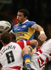 Rhinos charge into semis Rhinos charge into semis
