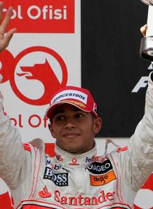 lewis hamilton finishes second in turkish gp 11/5/2008