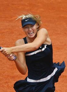 Sharapova battles on