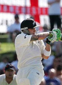 Brendon McCullum New Zealand v England 3rd Test Mar 08