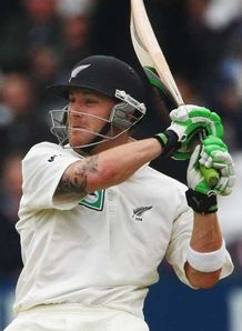Brendon McCullum New Zealand batting at Lords