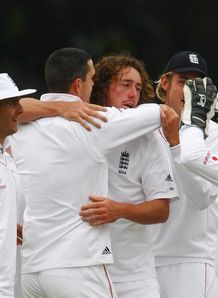 ryan sidebottom celebrates