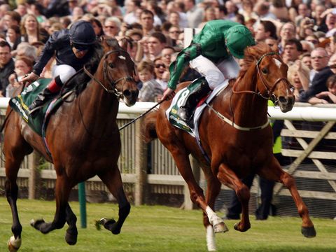 Henrythenavigator (left) just denies New Aproach in the 2000 Guineas.