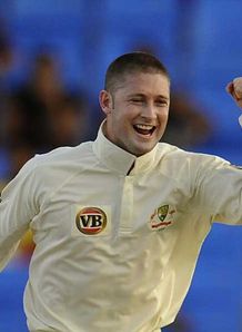 Michael Clarke Australia celebrating a wicket against West Indies