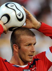 Becks shock at armband