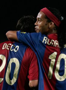 Deco and Ronaldinho Barca2