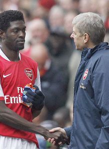 Emmanuel Adebayor Arsenal Arsene Wenger