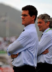 Franco Baldini Fabio Capello England International Friendly Trinidad and Tobago