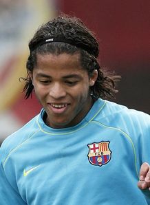 Giovani Dos Santos Barcelona training