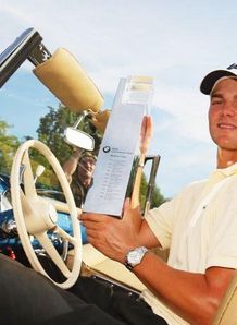 Martin Kaymer with BMW Int trophy