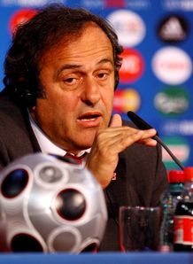 Michel Platini UEFA Euro 2008 press conference