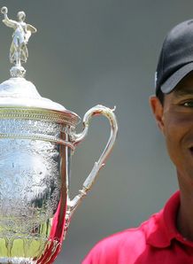 Tiger Woods US Open Trophy 2008