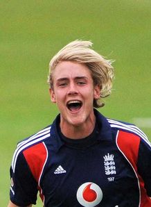 Stuart Broad England v New Zealand 2nd ODI Jun 08