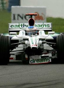 jenson button damaged car 22/6/2008