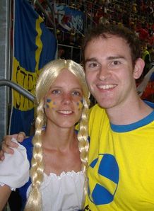 Sweden fans: Impressive in Innsbruck Sweden fans: Impressive in Innsbruck