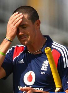 Kevin Pietersen England v New Zealand NatWest Series 5th ODI Jun 08