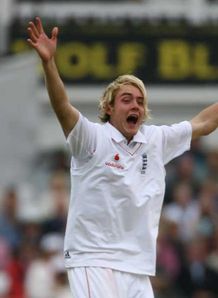 stuart broad england v nz 7/6/2008