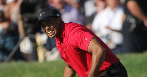 Tiger - incredible victory last year.