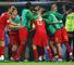 Portugal players show what victory means.