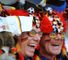 Germany fans warm up for their big clash against Portugal