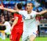 Vaclav Sverkos celebrates the only goal.