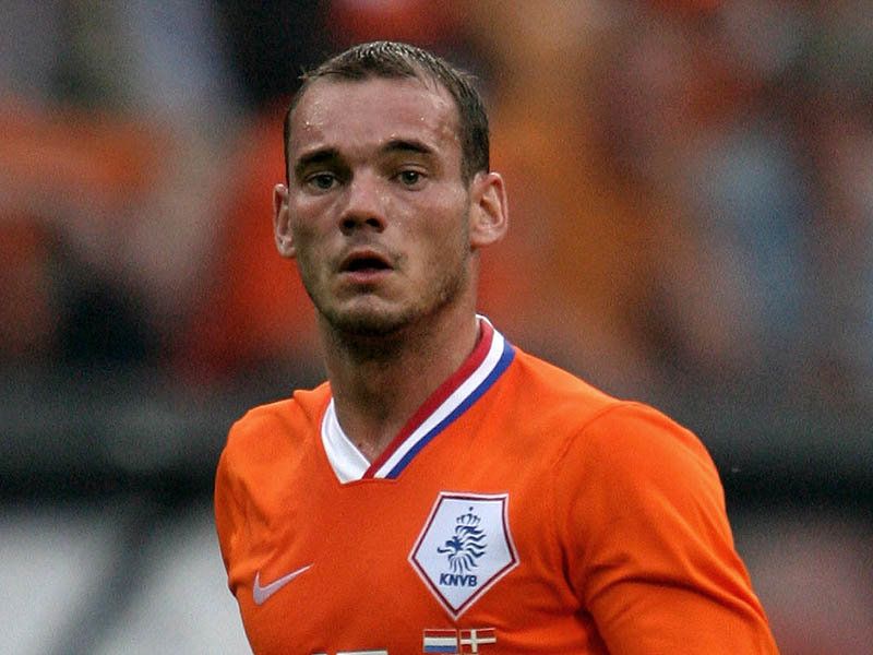 wesley sneijder makeup. sneijder would probably do