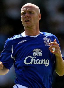 Andy Johnson Everton Cambridge United Pre Season Friendly