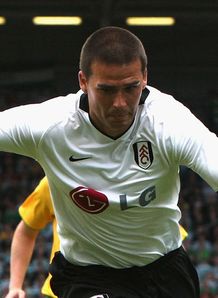 David Healy Fulham friendly v Celtic