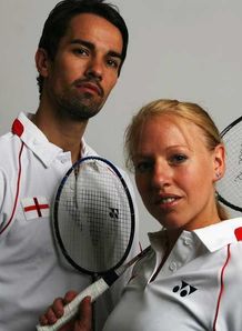Gail Emms and Nathan Robertson Gail Emms and Nathan Robertson