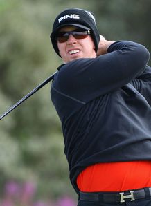Hunter Mahan Open practice