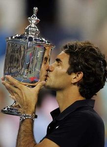 Roger Federer wins the US Open tennis