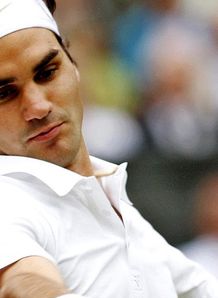 Wimbledon 2008 Day 9 Roger Federer