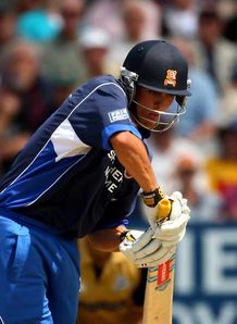 Alastair Cook Essex v Yorkshire FP Trophy semi-final Jul 08
