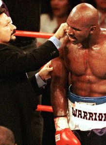 evander holyfield ear