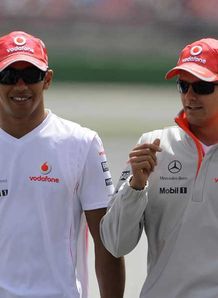 Lewis Hamilton Heikki Kovalainen 20/7/2008