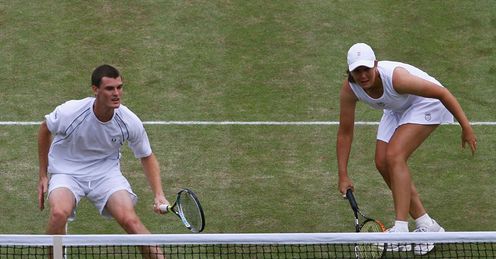 Murray and Huber: Beaten in final set