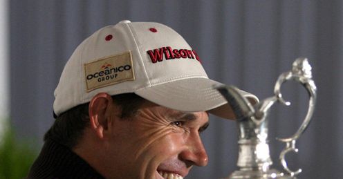 Harrington - going for three in a row.