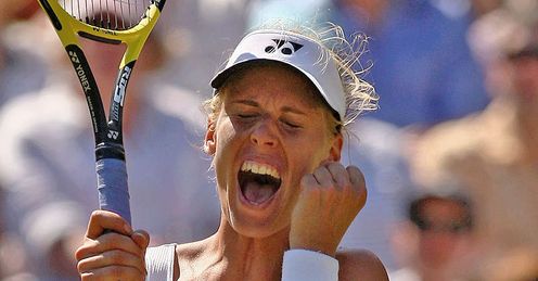 Dementieva: Nervy win. Dementieva: Nervy win.