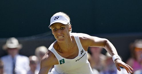 Dementieva: Overcomes jitters to beat Petrova