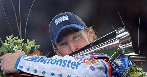 Jase the ace: Crump is searching for his fourth Grand Prix title
