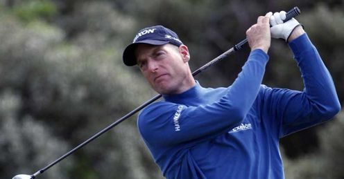 Jim Furyk - hopes fading. Jim Furyk - hopes fading.