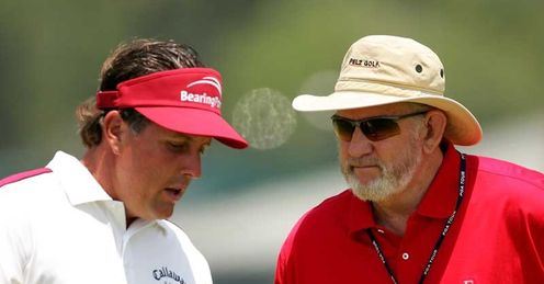 Phil Mickelson and Dave Peltz Phil Mickelson and Dave Peltz