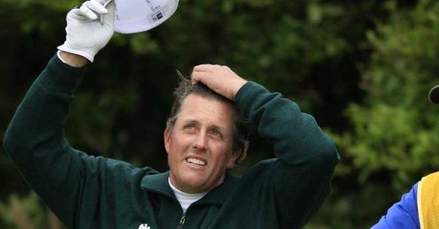 Mickelson: struck the ball well Mickelson: struck the ball well