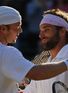 Schuettler and Clement: after their marathon match