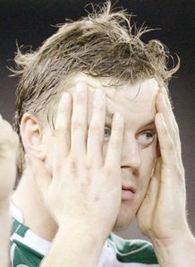 Brian ODriscoll head in hands