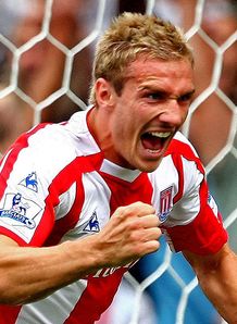 Liam Lawrence Stoke City Aston Villa Premier League Football